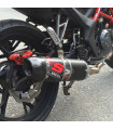 S7R Carbon Tip KSR Moto GRS125 STD SILENCER (BLACK CAN)
