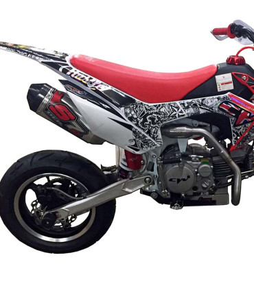 S7R Carbon Tip Pit Bike CW 140-160R STD SILENCER