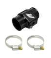 Adaptador para sensor temperatura agua, 38 mm, Negro