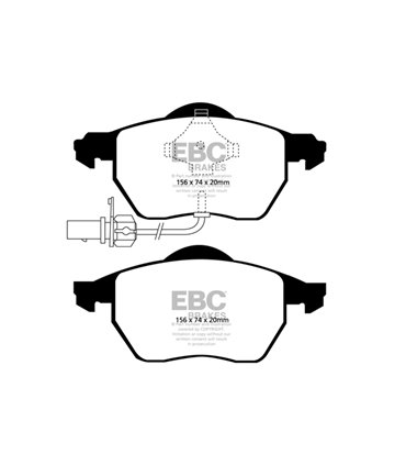Pastilla Freno EBC YellowStuff Delantera DP41483R