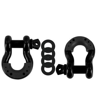 Borne D-Ring Shackle Set, Black