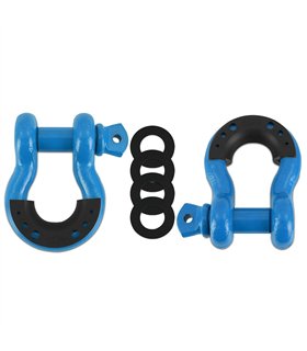 Borne D-Ring Shackle Set, Blue