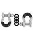 Borne D-Ring Shackle Set, Grey