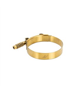 Constant Tension T-Bolt Clamp, Gold, 3.5 Inch