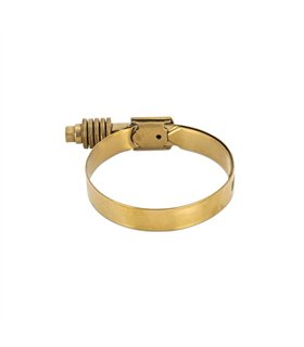 Constant Tension Worm Gear Clamp, Gold, 54mm