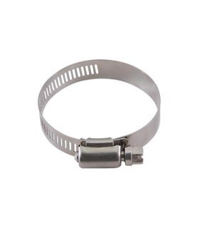 2x High-Torque Worm Gear Clamp, Gold, 76mm