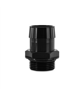 '-16ORB to 1 1/4" Hose Barb Aluminum Fitting, Black