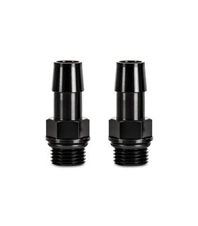 2pcs M16x1.5 1/2" Aluminum Catch Can Fitting, Black