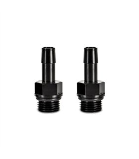 2pcs M16x1.5 3/8" Aluminum Catch Can Fitting, Black
