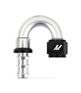 180-Degree Push Lock Fitting, -10AN