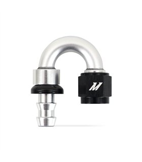 180-Degree Push Lock Fitting, -8AN