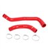 Nissan Skyline R32 GTR Silicone Radiator Hose Kit, 1989-1994, Red
