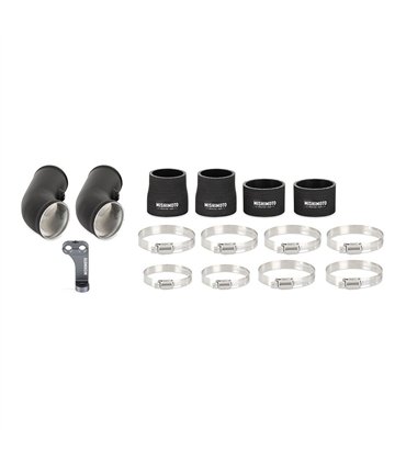 12-16 BMW F10 M5 Intercooler Pipe Kit, Micro Wrinkle Black