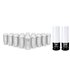Aluminum Locking Lug Nuts M12x1.25, 20pc Set, Silver