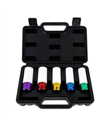 5pc 1/2" Wheel Nut Socket Set