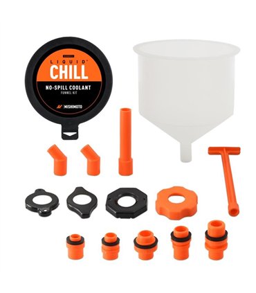 No-Spill Coolant Funnel Kit, 15pc Set