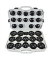 Oil Filter Wrench Set Cup Style, 30pc
