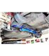 Sub-frame Reinforced Brace Honda Civic, Crx, Integra Black
