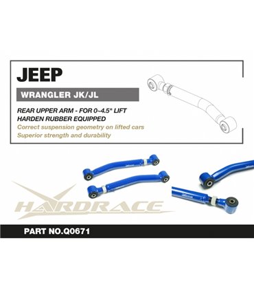 Rear Upper Arm Jeep Wrangler, Wrangler unlimited