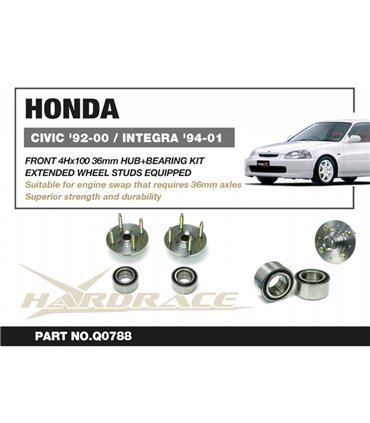 36mm Front Wheel Hub + Bearing Kit
