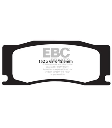 Pastilla Freno EBC YellowStuff Delantera DP42111R