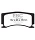 Pastilla Freno EBC YellowStuff Delantera DP42112R