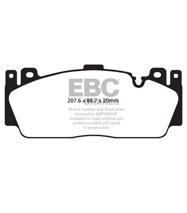 Pastilla Freno EBC YellowStuff Delantera DP42148R