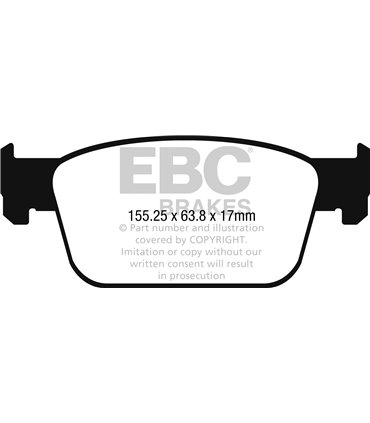 Pastilla Freno EBC YellowStuff Delantera DP42273R