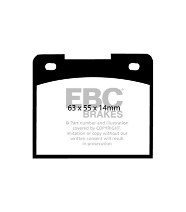 Pastilla Freno EBC BlueStuff Trasera DP5114NDX