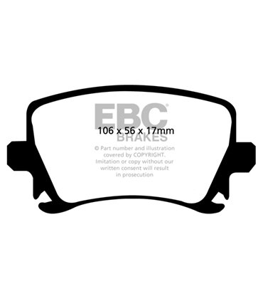 Pastilla Freno EBC GreenStuff Trasera DP21518