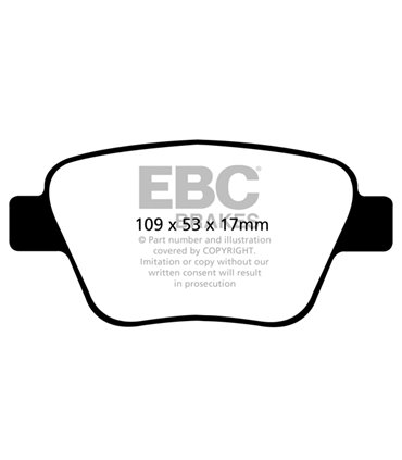 Pastilla Freno EBC YellowStuff Trasero DP42075R