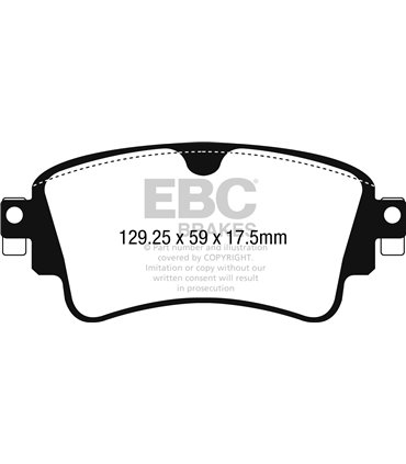 Pastilla Freno EBC YellowStuff Trasero DP42254R