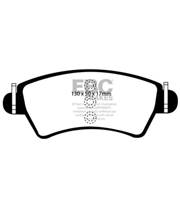Pastilla Freno EBC GreenStuff Delantera DP21234