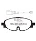 Pastilla Freno EBC GreenStuff Delantera DP22150