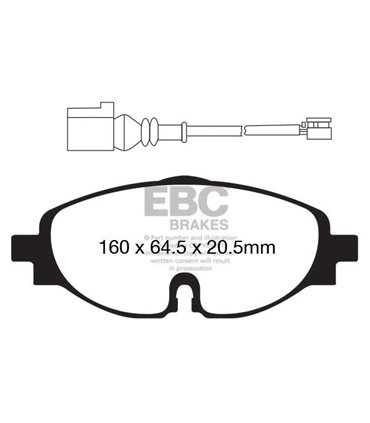 Pastilla Freno EBC GreenStuff Delantera DP22150