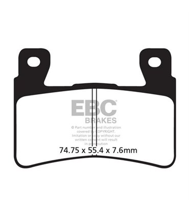 Pastilla de freno EBC Moto FA296HH