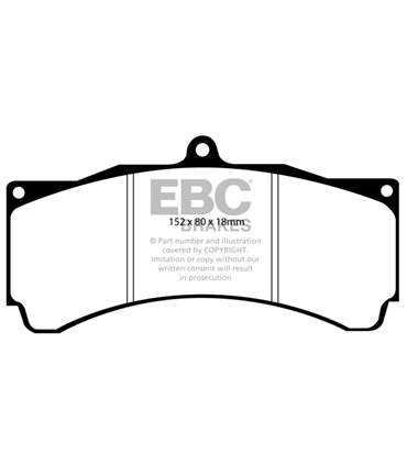 Pastilla Freno EBC OrangeStuff Delantera DP9005