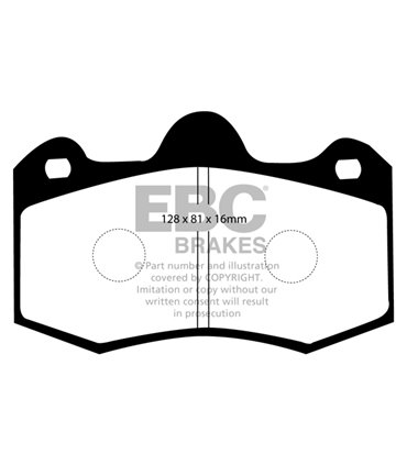 Pastilla Freno EBC OrangeStuff Delantera DP9036