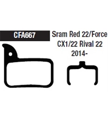 SRAM RED 22 / FORCE CX1/22 / RIVAL 22 CFA667