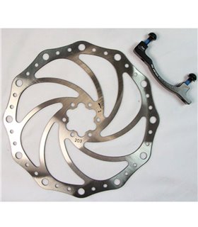 OVERSIZE MTB DISC WITH BRACKET (Manitou forks/160mm to 204mm) MTBD160-203M