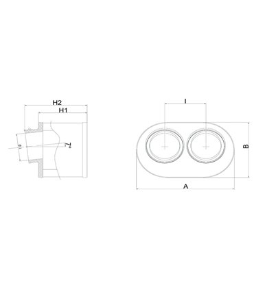 Filtro de aire carburador doble cuerpo REF FM3092