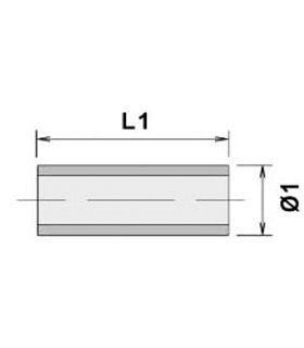 Conector sensor flujo de aire 70mm