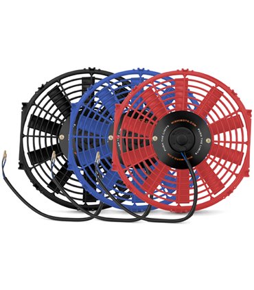 Electroventilador 12" 12V Rojo