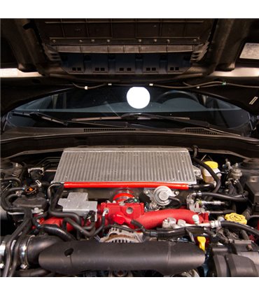 Intercooler superior Subaru STI Negro 2008-2014  Manguera Negro 