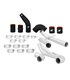 Kit de tuberías de intercooler Mitsubishi Lancer Evolution 7/8/9 2001-2007, Negro
