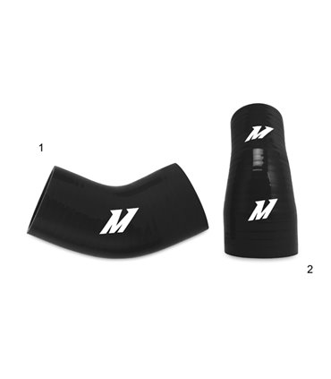 Kit inferior de tuberías de intercooler Mitsubishi Lancer Evolution 7/8/9 2001-2007, Negro