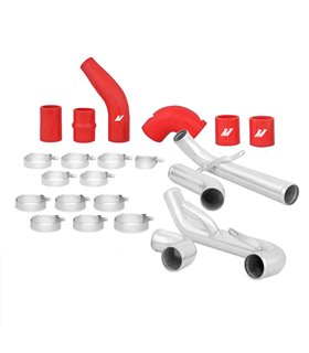 Kit tuberías intercooler Mitsubishi Lancer Evolution X 2008+, Rojo 