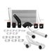 Kit  Race Intercooler Mitsubishi Lancer Evolution X 2008+, Plata