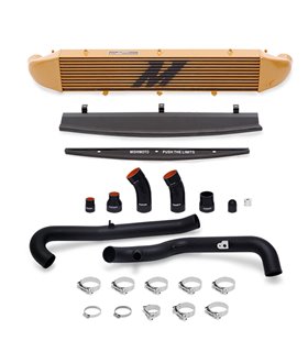 Kit intercooler Ford Fiesta ST Performance, 2014+ , Oro, Manguitos Negros