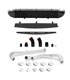 Kit intercooler Ford Fiesta ST Performance, 2014+ , Plata, Manguitos Negros, tuberías pulidas